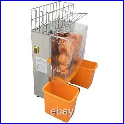 110V Commercial Orange Juicer Extractor with Basket Press Orange Juice Machine