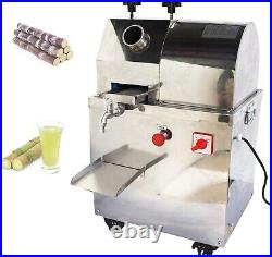 110V Sugar Cane Press Juicer Juice Machine Commercial Extractor Mill 1500W