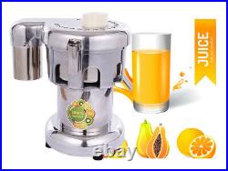 110V US CA JP Commercial Electric Juicer Machine Stainless Steel Juice Extractor