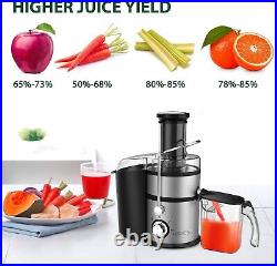 1300W Centrifugal Juicer Machine Easy to Clean Juice Extractor f/Fruit Vegetable