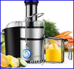 1300W Centrifugal Juicer Machines Juice Extractor 3 inch Feed Chute Silver