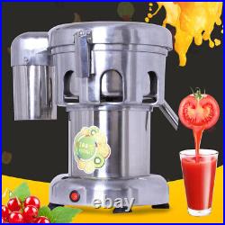 370W Electric Juicer Machine Fruit Vegtable Juice Making Steel Commercial Home