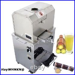 4 Rolls Electric Sugar Cane Juicer Cane Ginger Press Juice Machine 110V