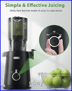 Cold Press Juicer Machines with 4.35 Wide Mouth Whole Fruit Juicer