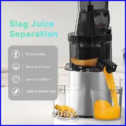 Cold Press, Slow masticating juicer Machine with 4.1 Extra Large Feed