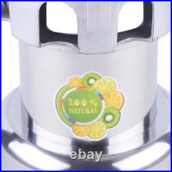 Electric Juicer Commercial Fruit Juice & Residue Separating Machine Stainless US