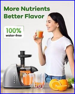 JoyBear Cold Press Juicer Machine Easy to Clean Slow Masticating Juicer Extr