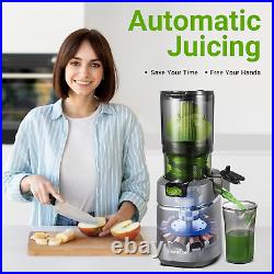 Juicer Machines, Self-Feeding Masticating Juicer Fit Whole Fruits & Vegetables