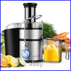 KOIOS Centrifugal Juicer Machines Juice Extractor with Extra Large 3inch Feed
