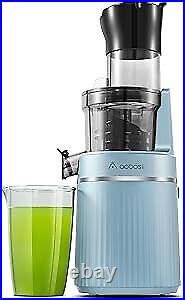 Masticating Juicer Machine, Aobosi Juicers, Slow Masticating Juicer with Blue