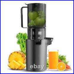 Masticating Juicer Machines, Slow Cold Press Juicer with Extra Wide Feed Chute