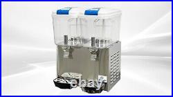 NEW Double Container Beverage Juice Drink Dispenser Machine Agua Fresca Juicer