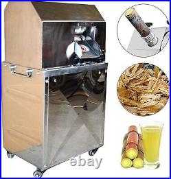 New Commercial Electric Sugar Cane Juicer Machine 4 Rollers 110V