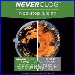 Ninja Neverclog Juicer Cold Press Machine Maker Extractor Masticating Fruit New