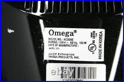 Omega NC900C Cold Press Juicer Dual Stage Slow Masticating Machine Metallic