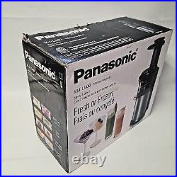 Panasonic MJ-L500 Slow Juicer Machine With Frozen Treat Attachment Silver