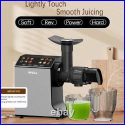 Professional Stainless Juicer Machines for Vegetable and Fruit, Touchscreen Cold