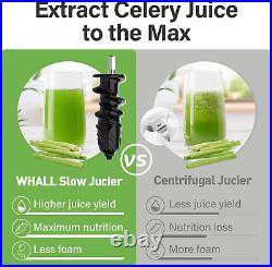 Professional Stainless Juicer Machines for Vegetable and Fruit, Touchscreen Cold