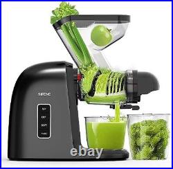 SiFENE Cold Press Juicer Machine Dual 3 Wide Mouth Slow Masticating Juicer A