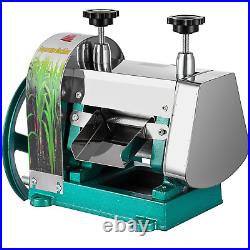 Sugar Manual Cane Press Juicer Machine Commercial Extractor Mill Stainless Steel