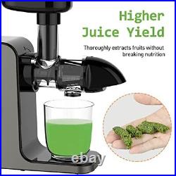 WHALL Slow Juicer Masticating Juicer Celery Juicer Machines Cold Press Juicer