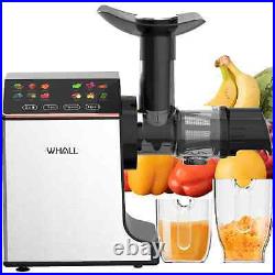 WHALL Slow Masticating Juicer Cold Press Machine with Touchscreen